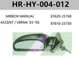 FOR HYUNDAI VERNA (ACCENT) 03-05