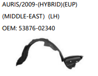 TOYOTA AURIS/2009- LH 53876-02340