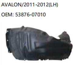 TOYOTA  AVALON/2011-2012 LH 53876-07010