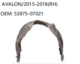 TOYOTA AVALON/2015-2018 RH 53875-07021