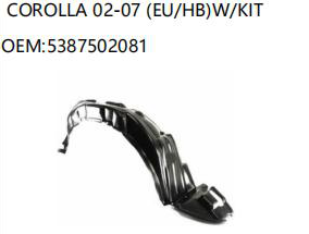 TOYOTA COROLLA 02-07 W/KIT 5387502081
