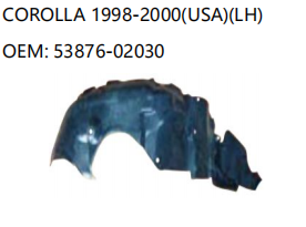 TOYOTA COROLLA 1998-2000 LH 53876-02030