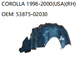 TOYOTA COROLLA 1998-2000 RH 53875-02030