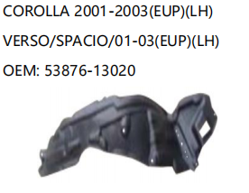 TOYOTA COROLLA 2001-2003 LH VERSO/SPACIO/01-03 LH 53876-13020