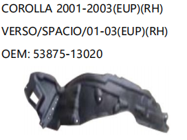 TOYOTA COROLLA 2001-2003 RH VERSO/SPACIO/01-03 RH 53875-13020