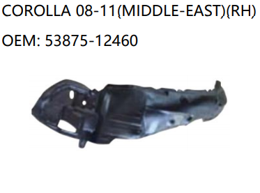 TOYOTA COROLLA 08-11 RH 53875-12460