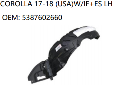 TOYOTA COROLLA 17-18 W/IF+ES LH 5387602660