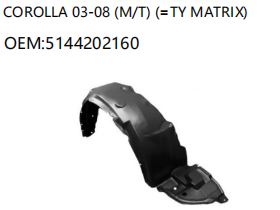TOYOTA COROLLA 03-08 5144202160