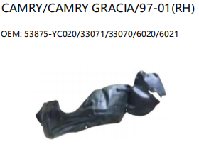 TOYOTA CAMRY/CAMRY GRACIA/97-01 RH 53875-YC020/33071/33070/6020/6021