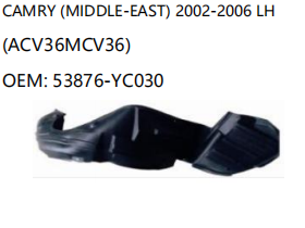 TOYOTA CAMRY 2002-2006 LH 53876-YC030