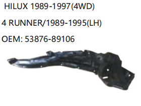 TOYOTA HILUX 1989-1997 4WD 4 RUNNER/1989-1995 LH 53876-89106