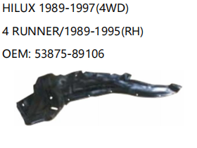 TOYOTA HILUX 1989-1997 4WD 4 RUNNER/1989-1995 RH 53875-89106
