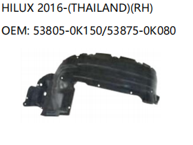 TOYOTA HILUX 2016- RH 53805-0K150/53875-0K080
