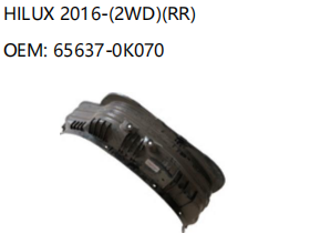 TOYOTA HILUX 2016-2WD RR 65637-0K070