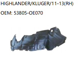TOYOTA HIGHLANDER/KLUGER/11-13 RH 53805-OE070