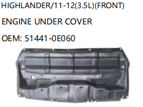 TOYOTA HIGHLANDER/11-12 3.5L FRONT ENGINE UNDER COVER 51441-0E060