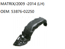 TOYOTA MATRIX/2009 -2014 LH 53876-02250