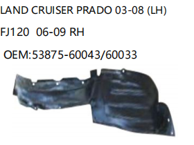 TOYOTA LAND CRUISER PRADO 03-08 RH FJ120 06-09 RH 53875-60043/60033
