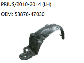 TOYOTA PRIUS/2010-2014 LH 53876-47030