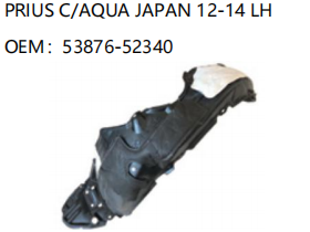 TOYOTA PRIUS C/AQUA JAPAN 12-14 LH 53876-52340