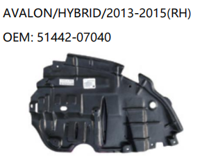 TOYOTAAVALON HYBRID 2013-2015 RH OEM: 51442-07040