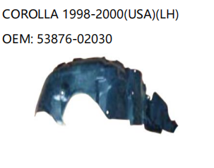 TOYOTACOROLLA 1998-2000 USA LH OEM: 53876-02030