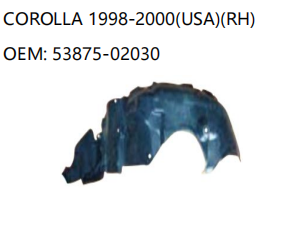 TOYOTACOROLLA 1998-2000 USA RH  OEM: 53875-02030