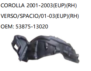 TOYOTACOROLLA 2001-2003 EUP RH VERSO SPACIO 01-03 EUP RH OEM: 53875-13020