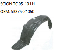 TOYOTA SCION TC 05-10 LH 53876-21060