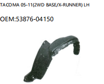 TOYOTA TACOMA 05-11 2WD BASE/X-RUNNER LH 53876-04150