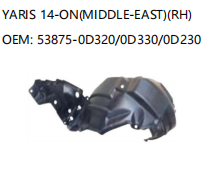 TOYOTA YARIS 14-ON MIDDLE-EAST RH 53875-0D320/0D330/0D230