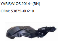 TOYOTA YARIS/VIOS 2014- RH 53875-0D210