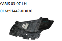 TOYOTA YARIS 03-07 LH 51442-0D030