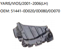 TOYOTA YARIS/VIOS/2001-2006 LH 51441-0D020/0D080/0D070