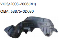 TOYOTA VIOS/2003-2006 RH 53875-0D030