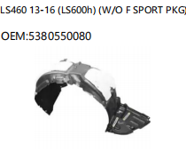 LEXUS LS460 13-16 LS600h W/O F SPORT PKG 5380550080