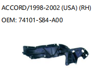 HONDA ACCORD/1998-2002 RH 74101-S84-A00