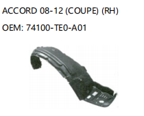 HONDA ACCORD 08-12 COUPE RH 74100-TE0-A01