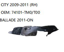 HONDA CITY 2009-2011 RH 74101-TM0/T00 BALLADE 2011-ON