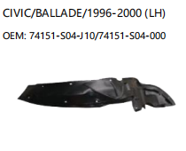 HONDA CIVIC/BALLADE/1996-2000 LH 74151-S04-J10/74151-S04-000