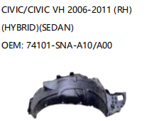 HONDA CIVIC/CIVIC VH 2006-2011 RH HYBRID SEDAN 74101-SNA-A10/A00