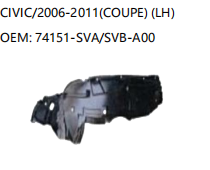 HONDA CIVIC/2006-2011 COUPE LH 74151-SVA/SVB-A00