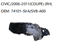 HONDA CIVIC/2006-2011 COUPE RH 74101-SVA/SVB-A00
