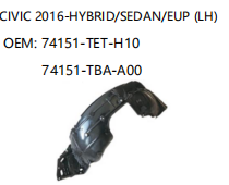 HONDA CIVIC 2016-HYBRID/SEDAN/EUP LH 74151-TET-H10 74151-TBA-A00