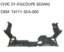 HONDA CIVIC 01-05 COUPE SEDAN 74111-S5A-000