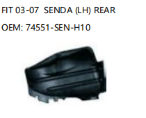 HONDA FIT 03-07 SENDA  LH REAR 74551-SEN-H10