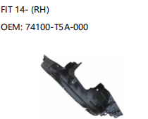 HONDA FIT 14- RH 74100-T5A-000