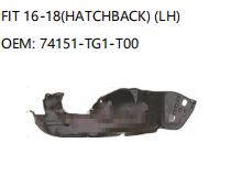 HONDA FIT 16-18 HATCHBACK LH 74151-TG1-T00