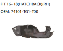 HONDA FIT 16-18 HATCHBACK RH 74101-TG1-T00