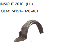 HONDA INSIGHT 2010- LH 74151-TM8-A01